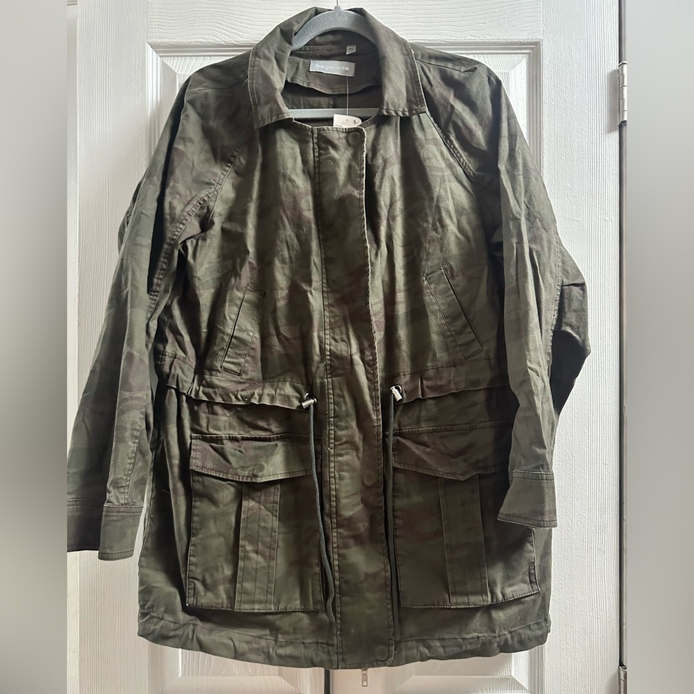 Bagatelle Womens Camo Print Field Jacket Women's Size XL